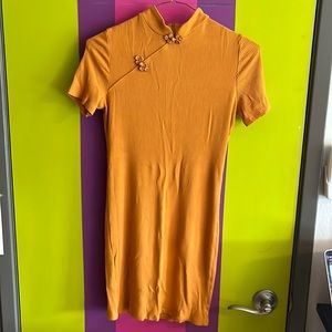 Unique qipao cheongsam shirt dress S/M